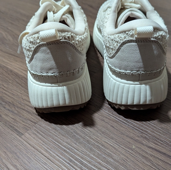 DREAM PAIRS NWOT PLATFORM FASHION SNEAKERS CHUNKY CASUAL SHOES SZ 7 IVORY - Picture 5 of 7